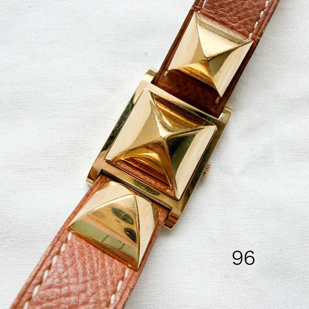 【稼働品】エルメス■メドール レディースウォッチ 96