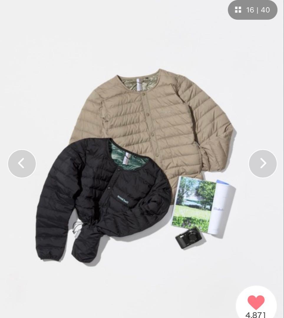 モンベル　ビームス　ラウンドネックジャケット