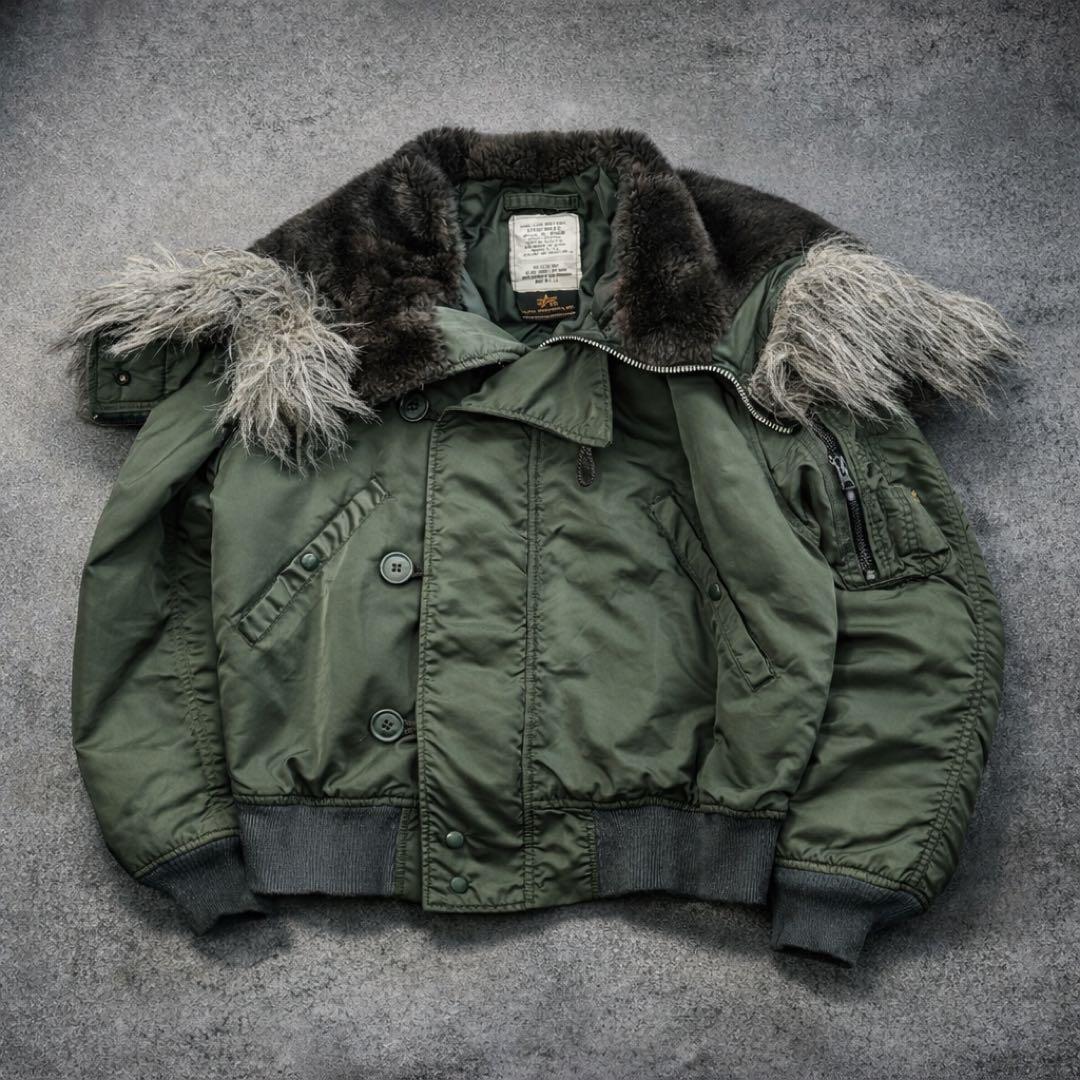 90s USA製 ALPHA N-2B MA1フライトジャケット ideal