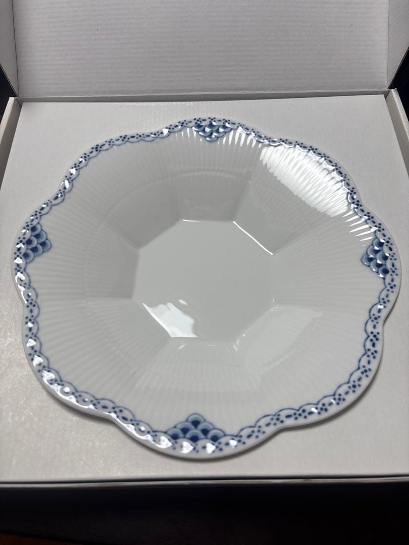ロイヤルコペンハーゲン 八角形ボウル　新品未使用箱入り