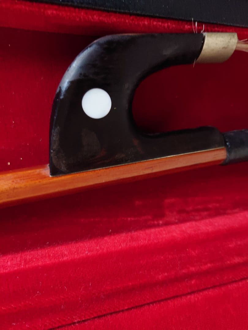 ジャーマンスタイル　ビンテージ　コントラバス弓　２本入弓ケース付