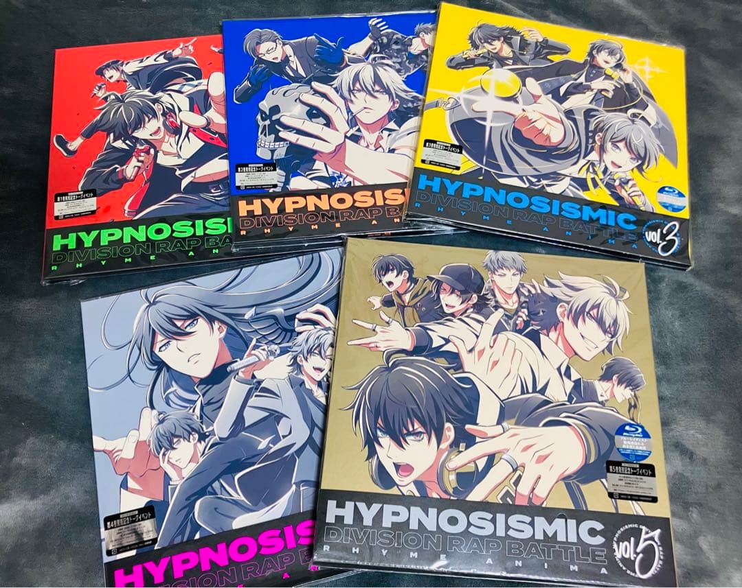 ヒプノシスマイク Division Rap Battle 全5巻 収納BOX付き