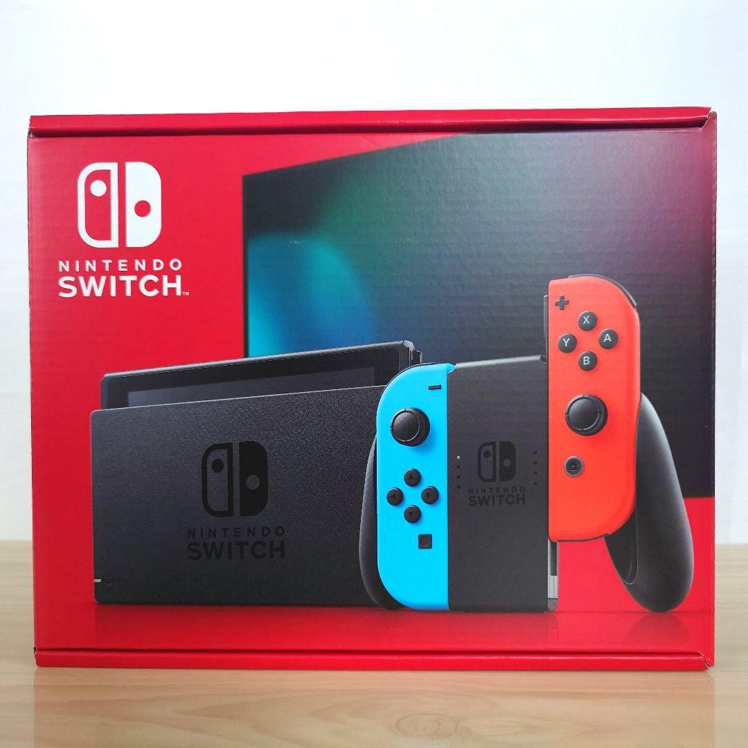 新品未使用 Nintendo Switch 本体 青/赤