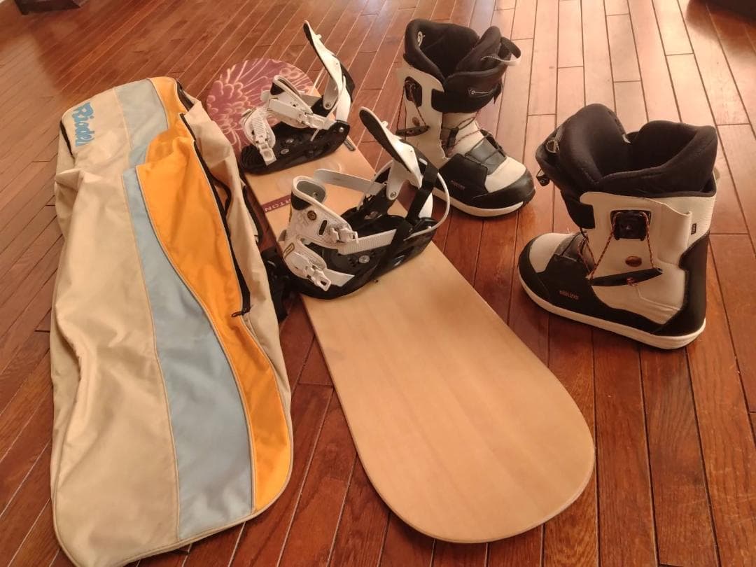 Burton　DEELUXE　スノーボードセット　ステップイン・リアエントリー