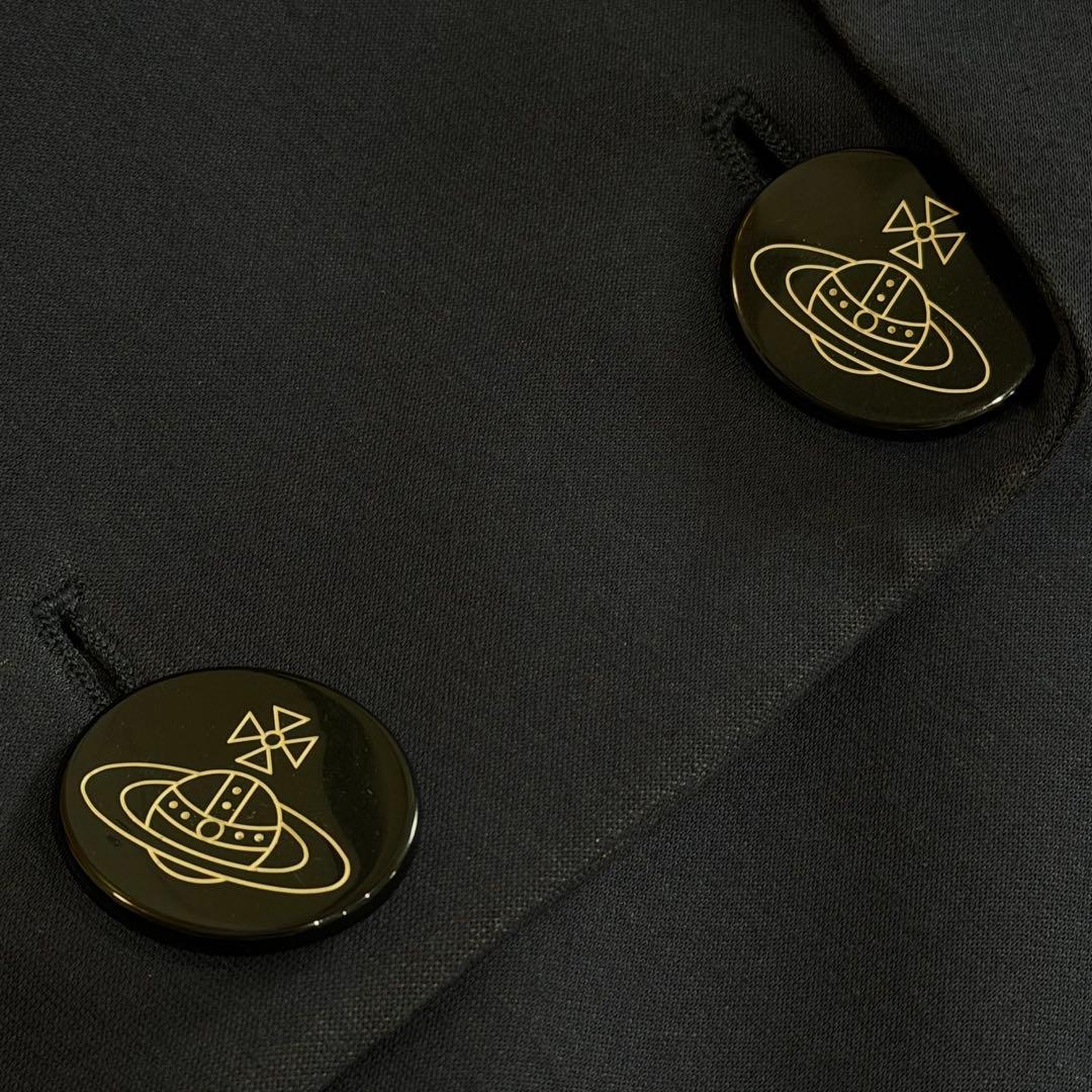 ヴィヴィアンウエストウッドレッドレーベル　ラブジャケット　オーブ釦　ネイビー　M