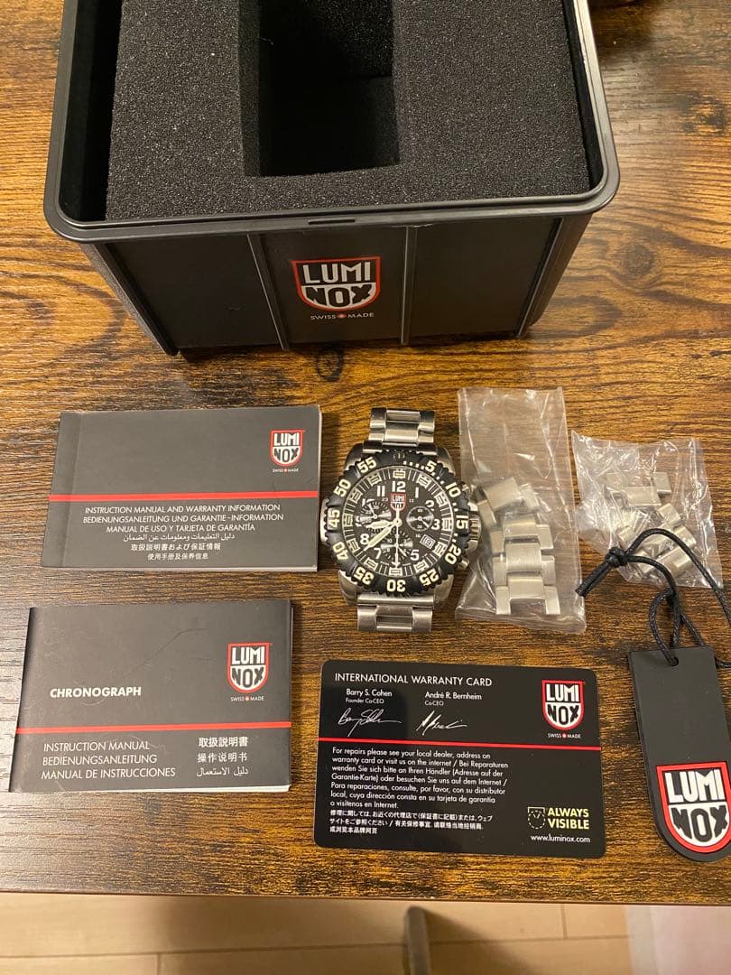 ルミノックス　3180 中古品　ギャランティー、箱有り