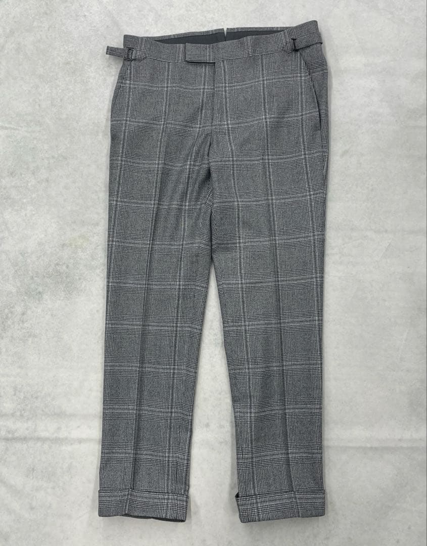 L*9様 TOM FORD FIT-Y 3ピース グレンチェック 純正ハンガー付