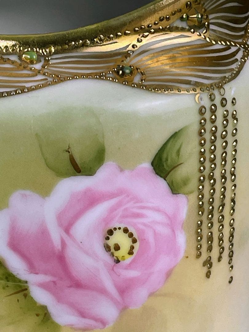 【専用】オールドノリタケ 薔薇紋 シュガーボウル クリーマー ジュエル 金盛り