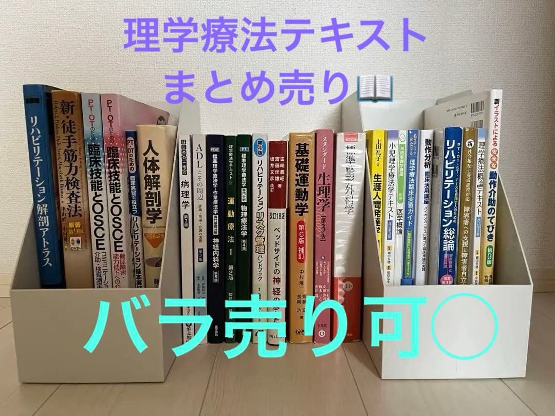 理学療法 テキスト 参考書　PT 理学療法　まとめ売り 解剖学　生理学 アトラス