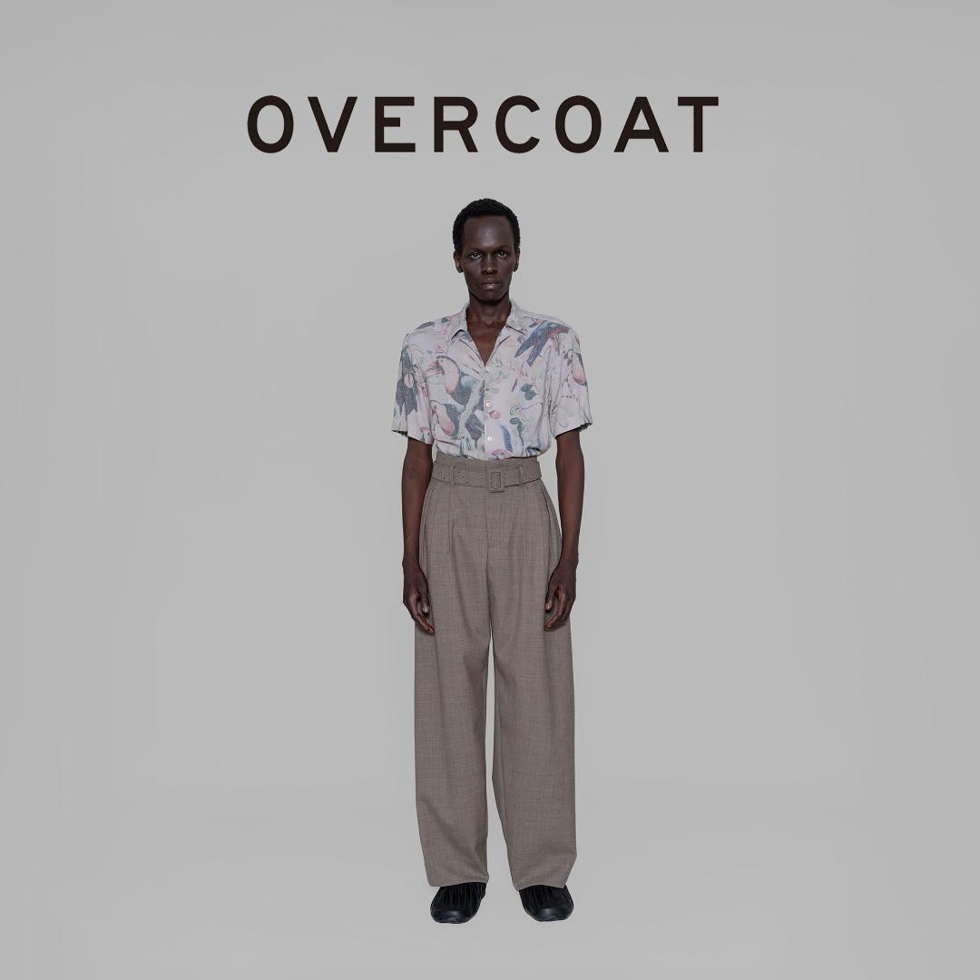 美品 OVERCOAT 5 スラックス ワイドパンツ