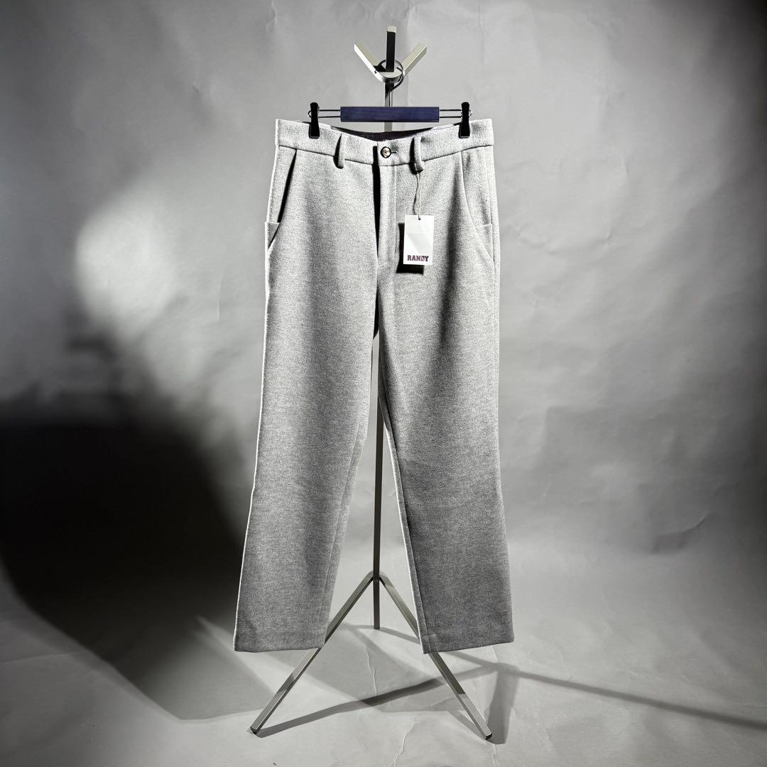 新品未使用品 RANDY Paul メルトンスラックス size2 ライトグレー