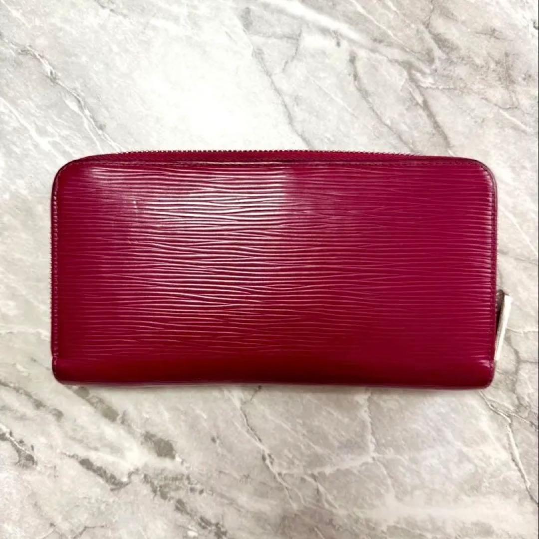 【ゆこ様】ルイヴィトン エピ ラウンドファスナー 長財布 フーシャ ピンク