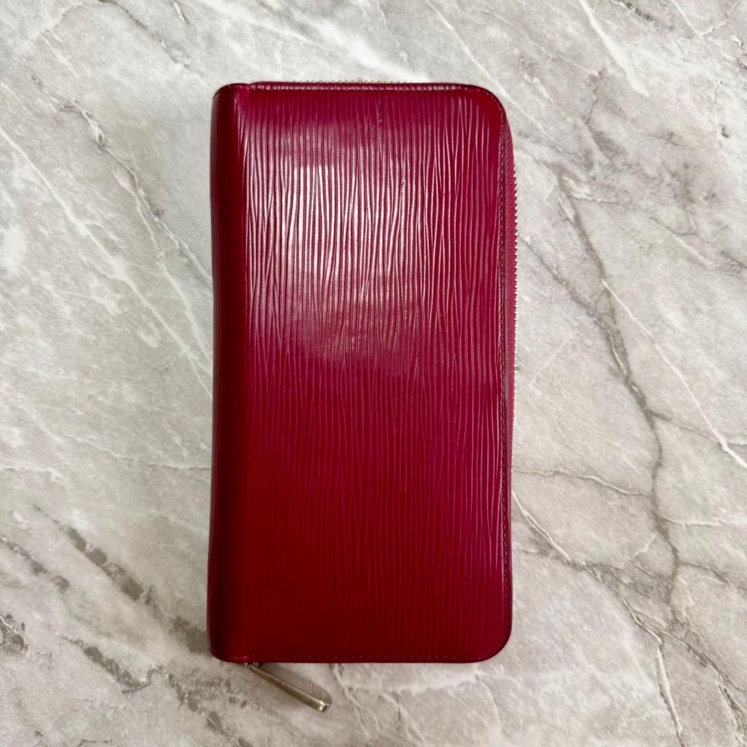 【ゆこ様】ルイヴィトン エピ ラウンドファスナー 長財布 フーシャ ピンク