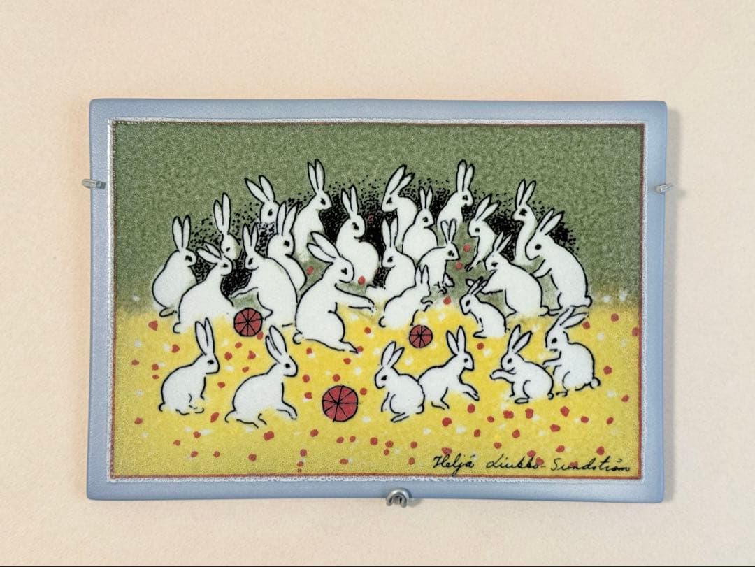 Teamed Up 集合写真 2002年 箱付き アラビア ヘルヤ 陶板画