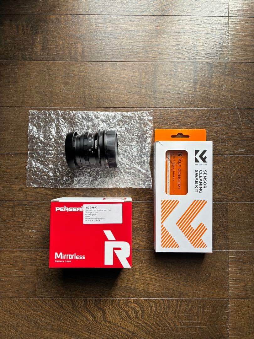 pergear 35mm f1.4 Lマウント+おまけ