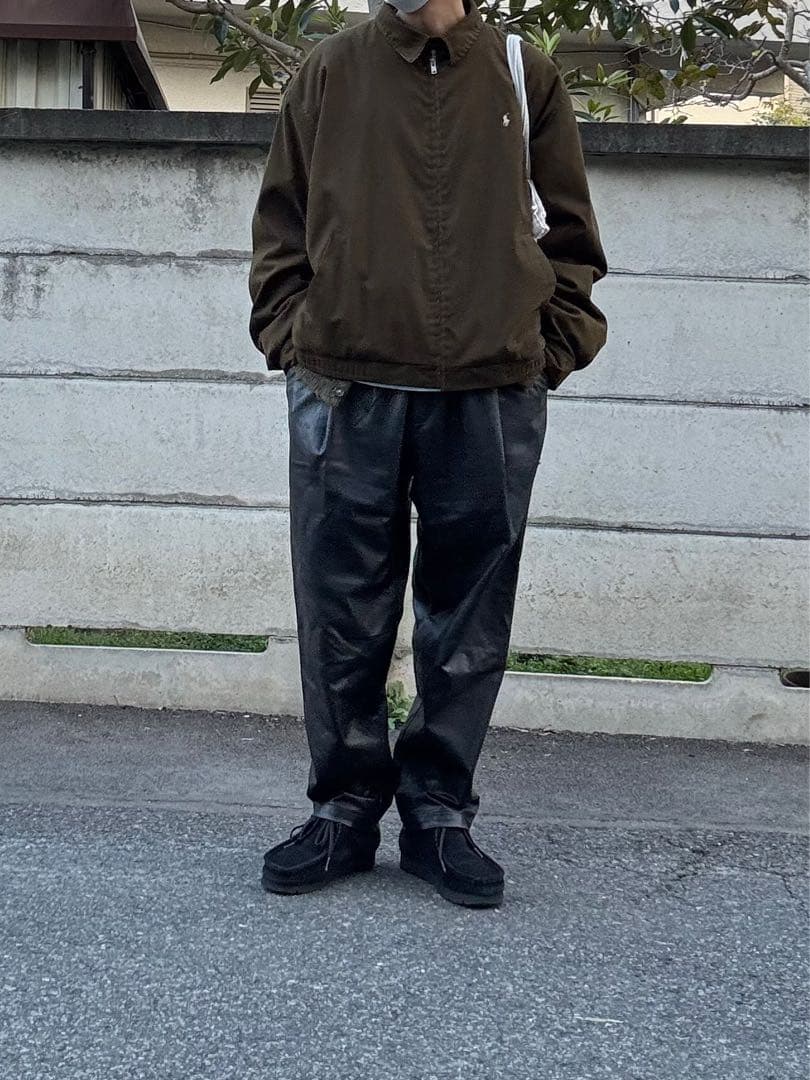 猫*様 stein シュタイン フェイクレザー トラウザーズ M レザーパンツ