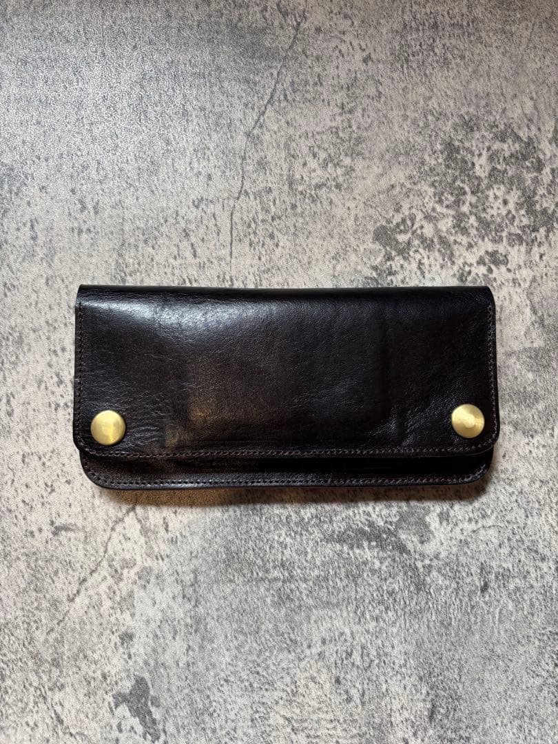 トラッカーウォレット 茶芯 ハンドメイド