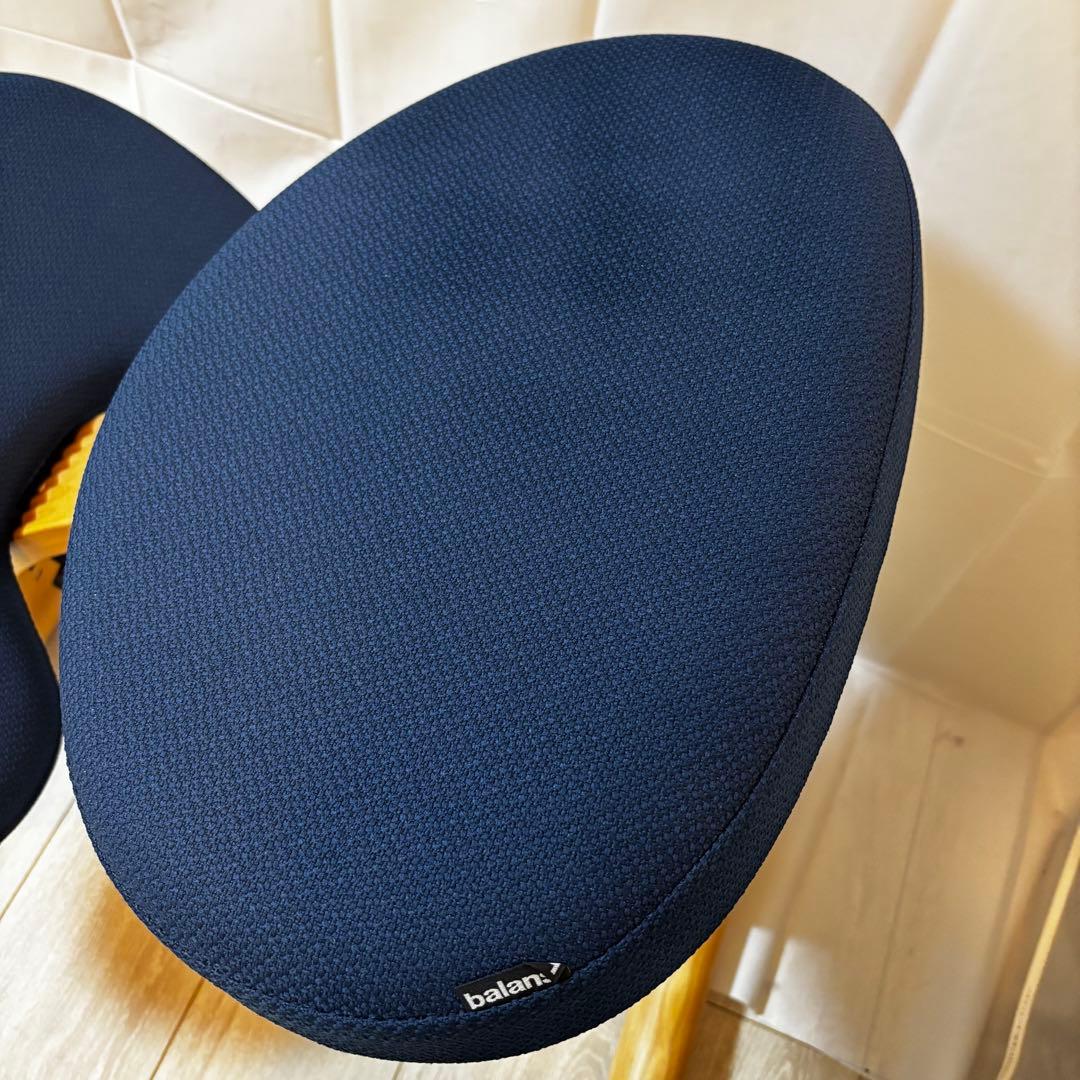 【美品】Balans Easy バランスイージー ネイビー 姿勢矯正チェア