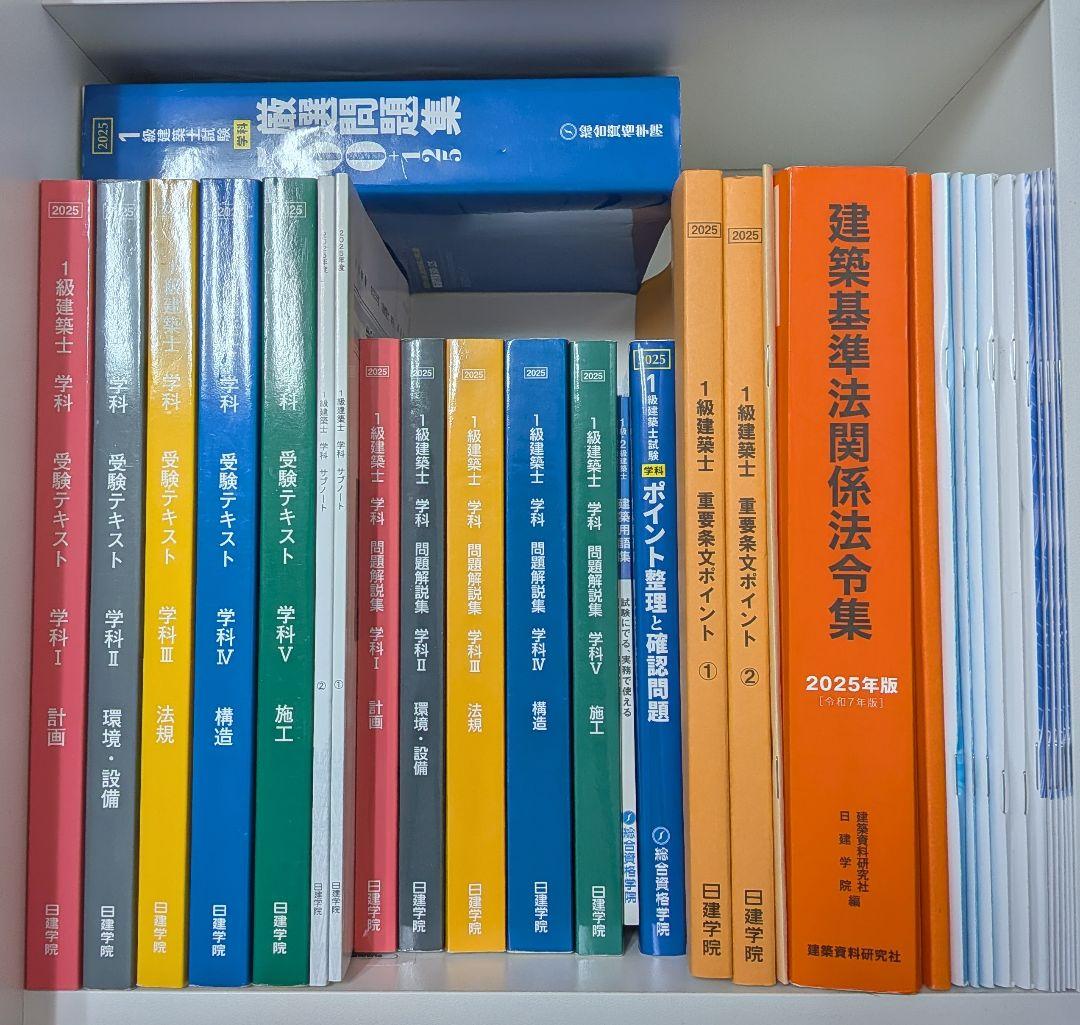 1級建築士　日建学院　2025年版