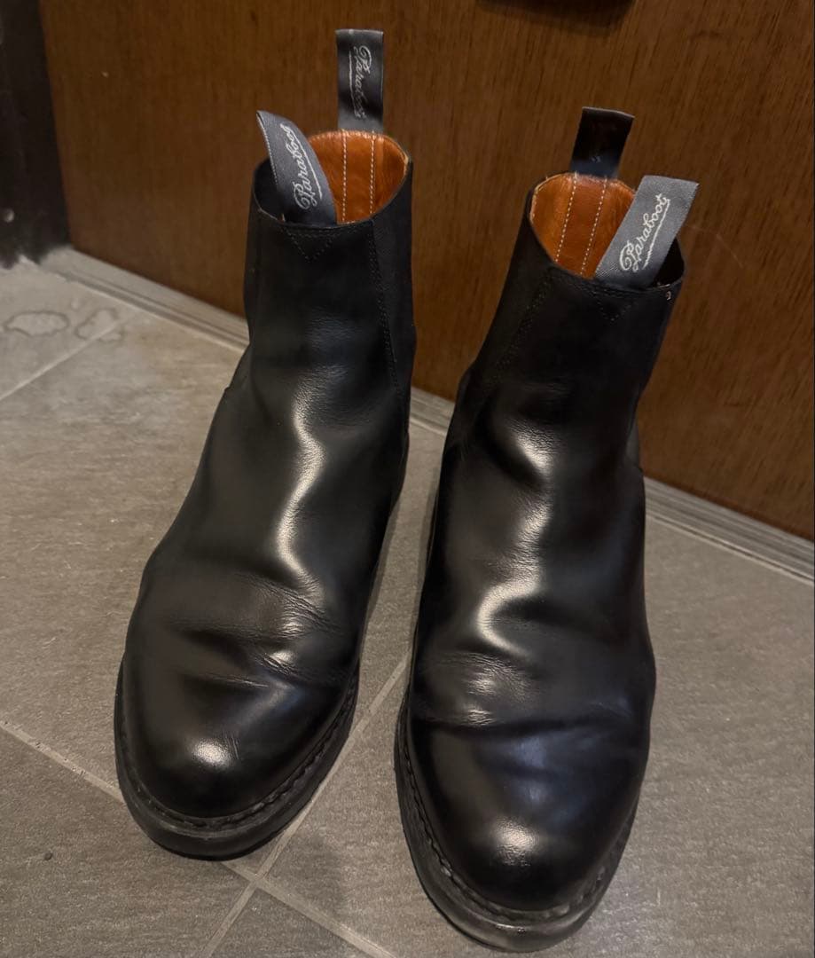 Paraboot サイドゴアブーツ 黒　MANAGE マネージ　UK8