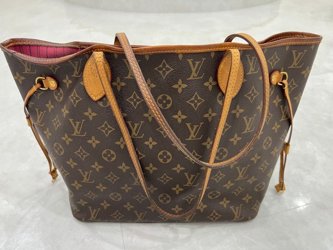 ୨୧Louis VuittonネヴァーフルMMトートバッグ モノグラム(ピンク