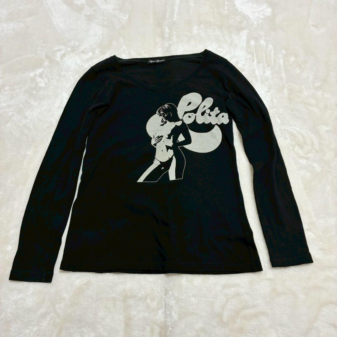 Hysteric Glamour ロンT ピチT 黒 ヒスガール Y2K 00s