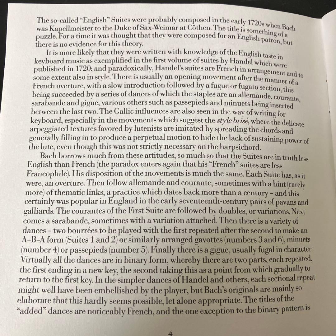 【売約済】グールド／バッハ:イギリス組曲(全6曲) 2CD