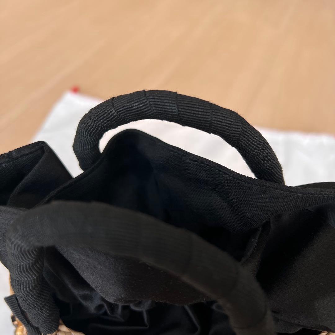 ルナイン NINA TWIST SMALLビジュー かごバッグ ショルダー　籠