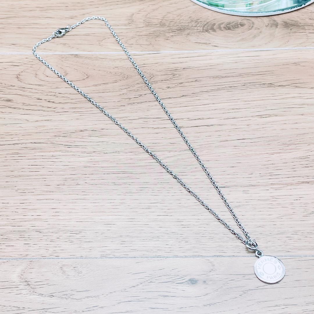 ◇エルメス◇新品仕上済 セリエ ネックレス ペンダント 小 シルバー 4.47g