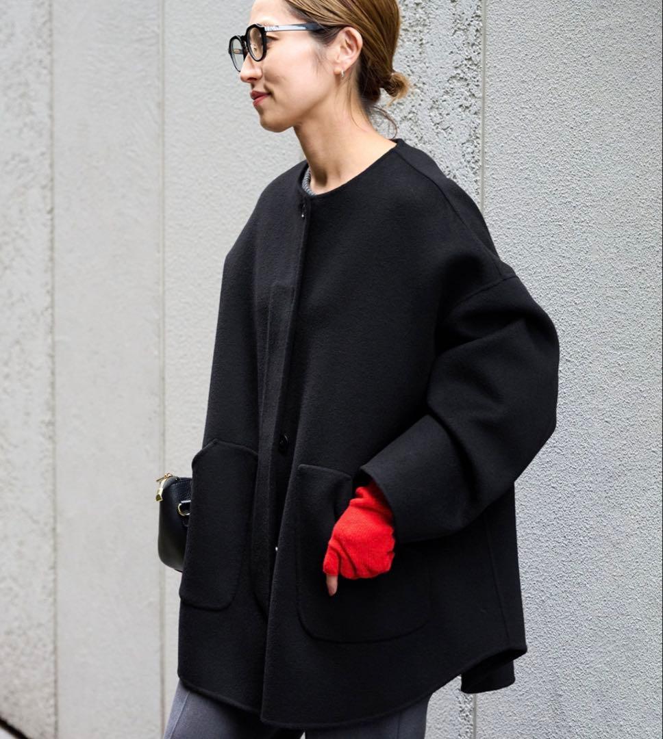 FRAMeWORK ハミルトンリバークルーネックコート2