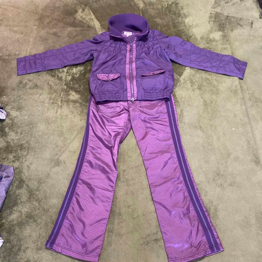 最終冬のゴルフにHeal Creek ウインドブレーカーセット