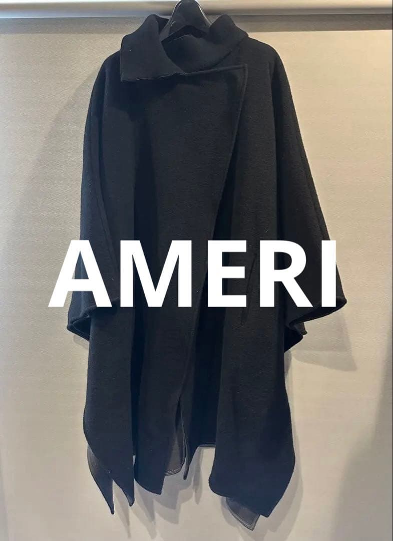 【19日0時まで1万円】AMERI ポンチョ　ウールコート