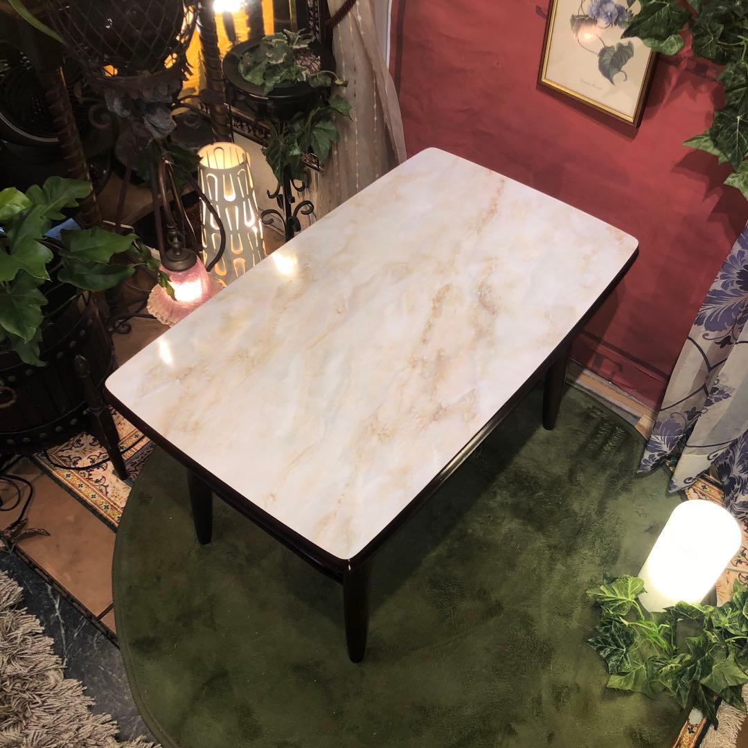 Sale ヴィンテージ 60’s 棚付き　リビングテーブル　コーヒーテーブル