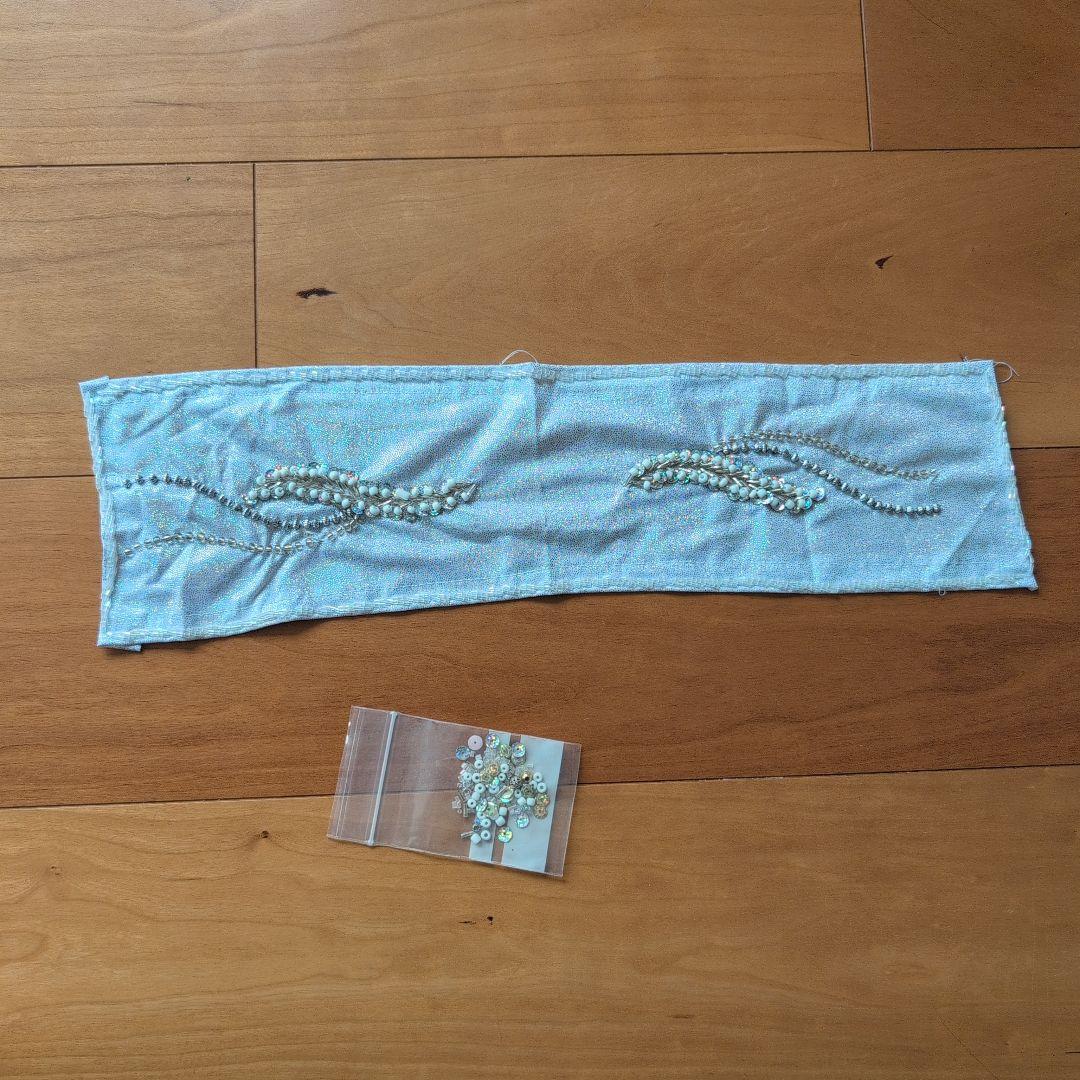 ホワイトベリーダンスセットアップ　高身長におすすめ