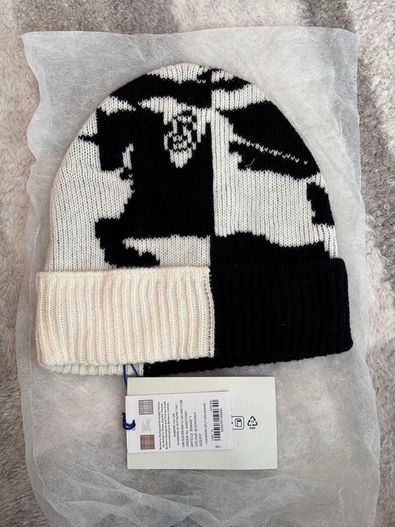 BURBERRY　バーバリー　カシミヤニットキャップ