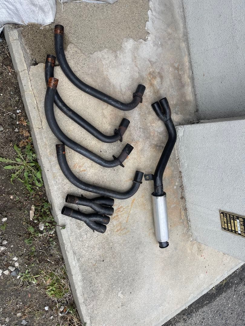 ゼファー400 4-2-1マフラー メーカー不明