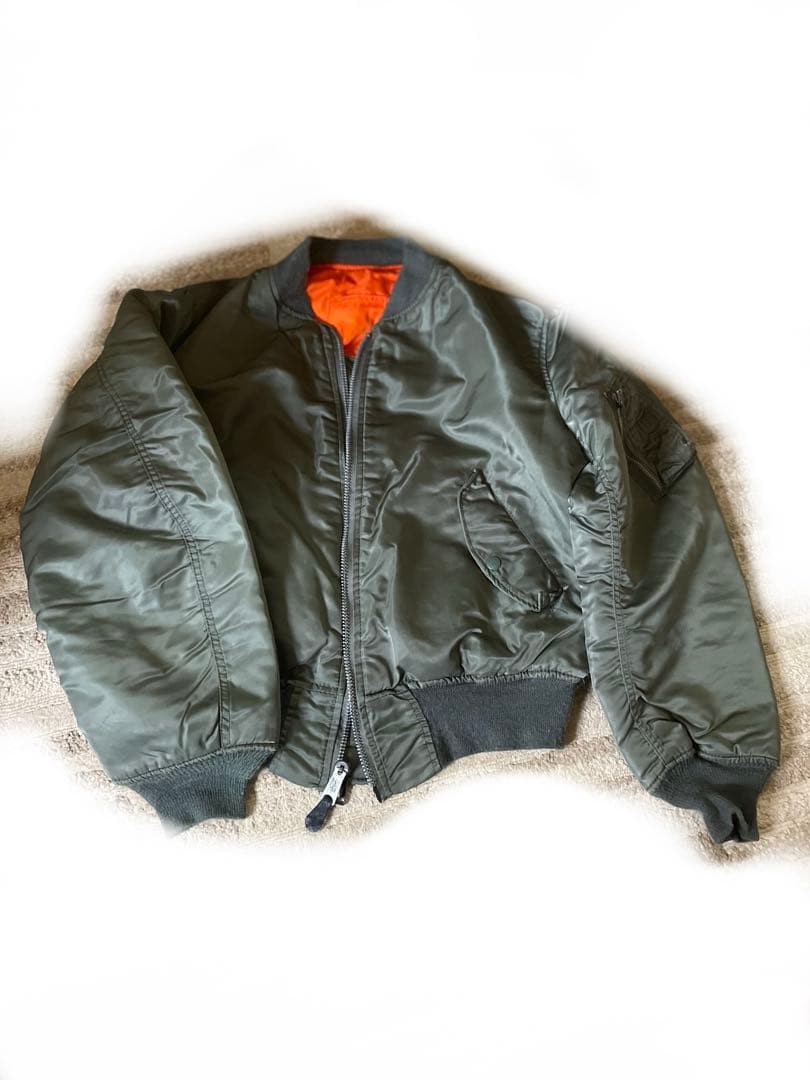 フライトジャケット MA-1 80s 90s ALPHA sizeL