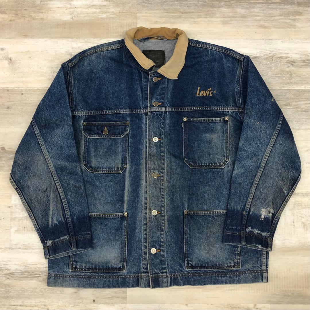 と*ん様 古着 00年代 Levi'sリーバイス デニム カバーオール チョアコ