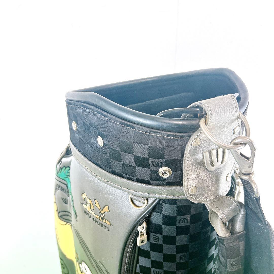 希少 エムユースポーツ☆ポパイ キャディバッグ ゴルフバック カートタイプ