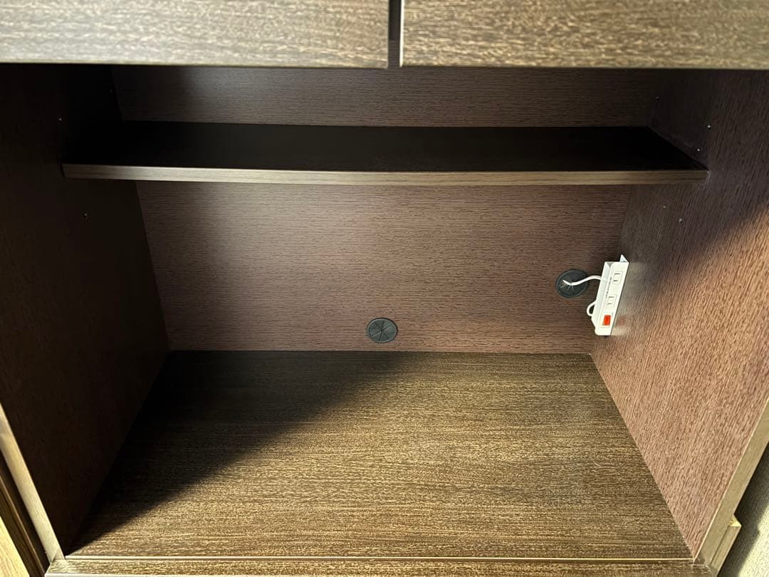 ニトリ　壁面ユニットデスク(ウォーレン 80 DBR)