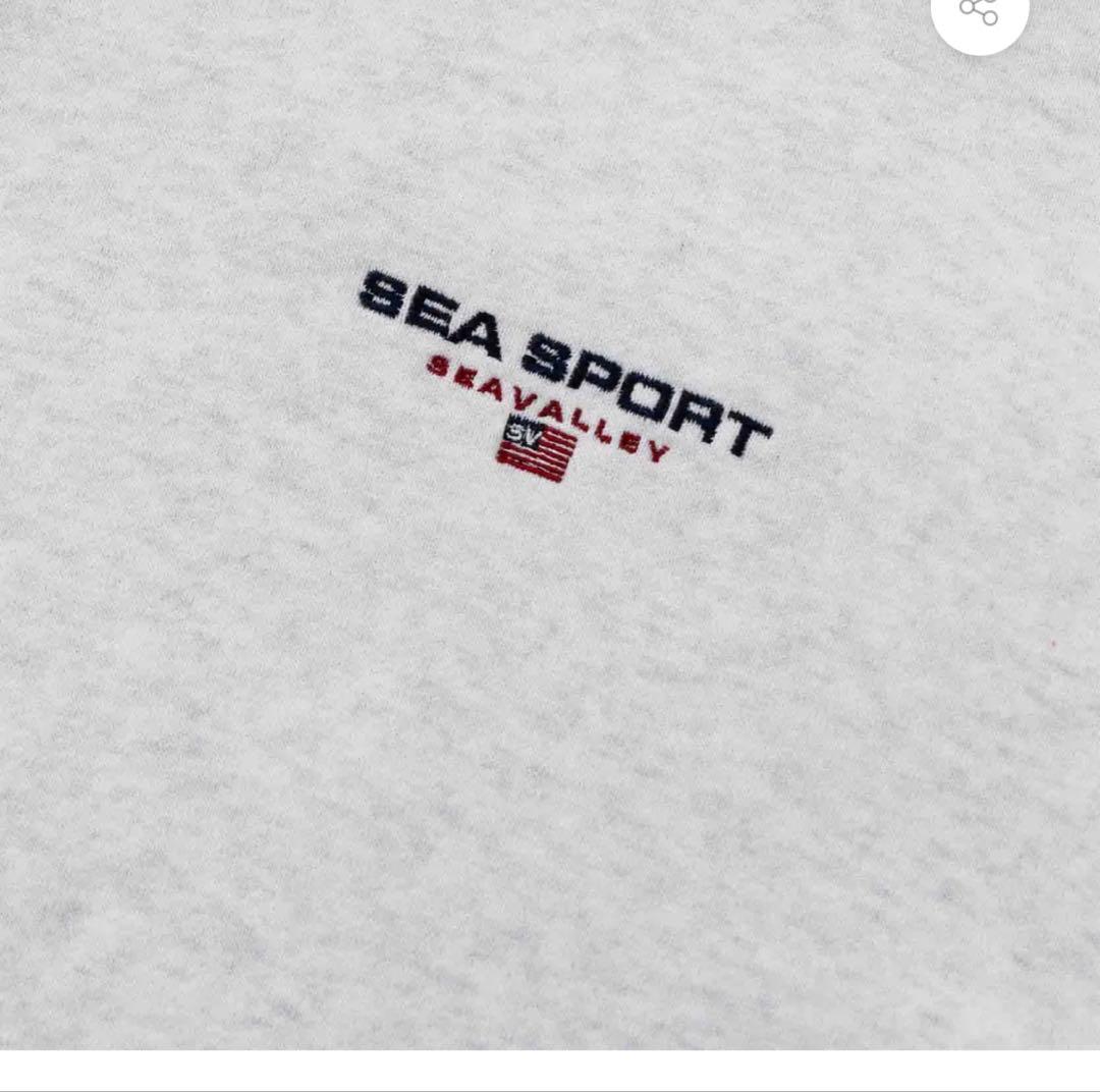 新品　SEA SPORTS BICOLOR HALF-ZIP PULLOVER