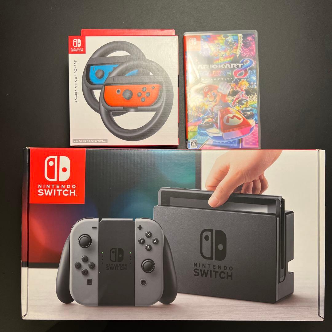 【付属品完備】Nintendo Switch 本体 (グレー) 初期型 未対策