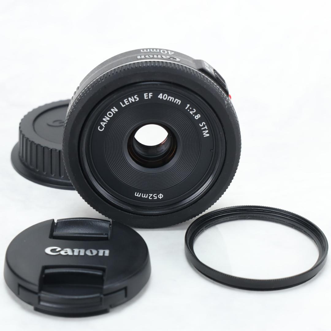 EF 40mm F2.8 STM UVフィルター付き