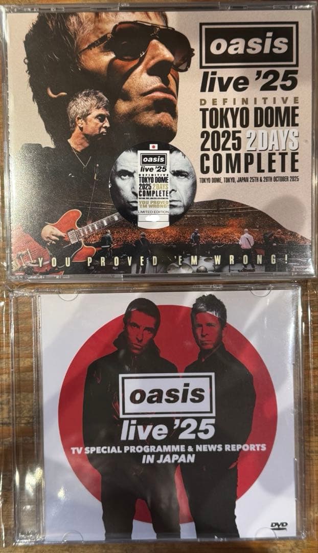 新品未開封OASIS - DEFINITIVE TOKYO DOME 2025