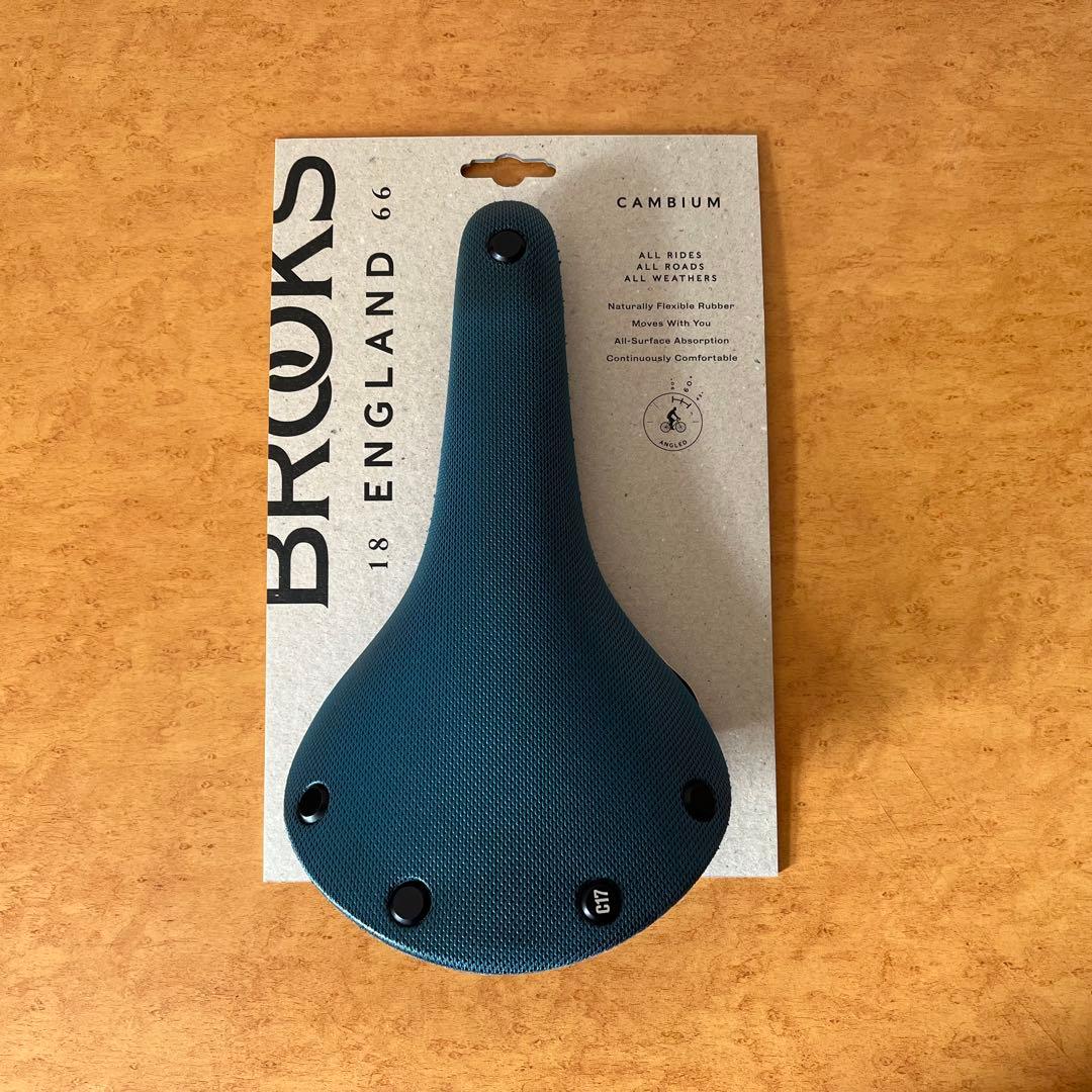 ブルックス｜C17 カンビウム｜オクタンブルー｜サドル