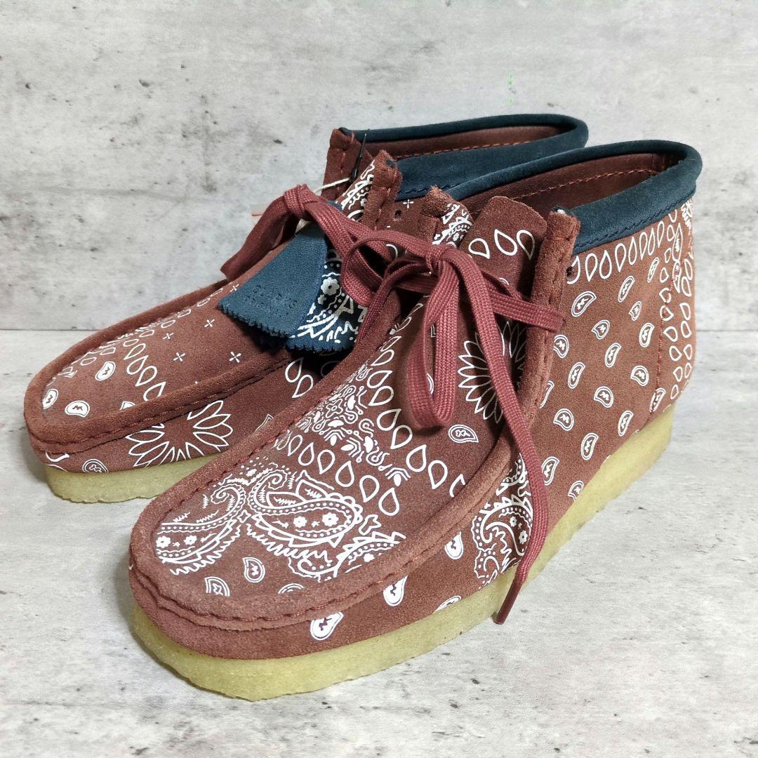 新品✨【Clarks】Wallabee☆ペイズリー☆UK7
