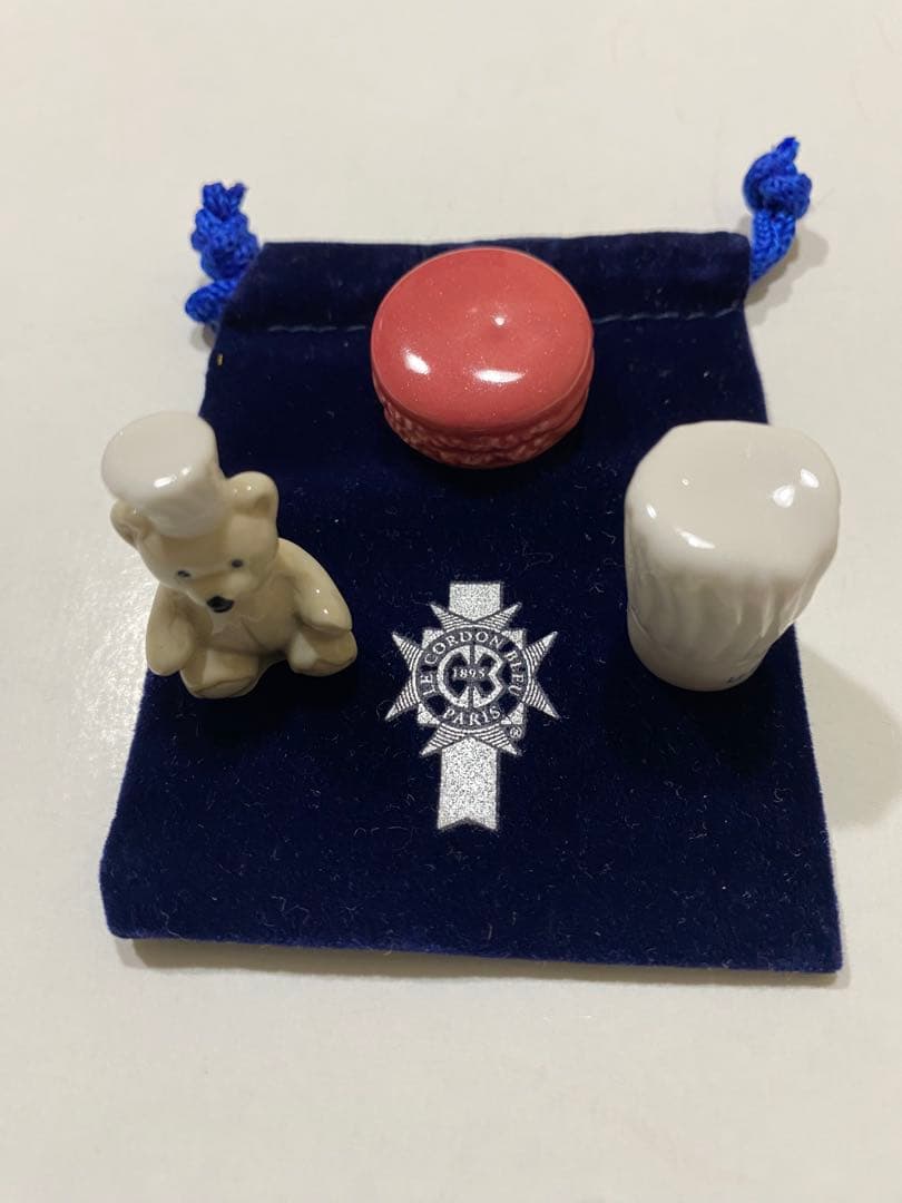 ル・コルドンブルーパリ⭐︎フェーヴ⭐︎フェーブ⭐︎３個セット⭐︎巾着袋付⭐︎未使用