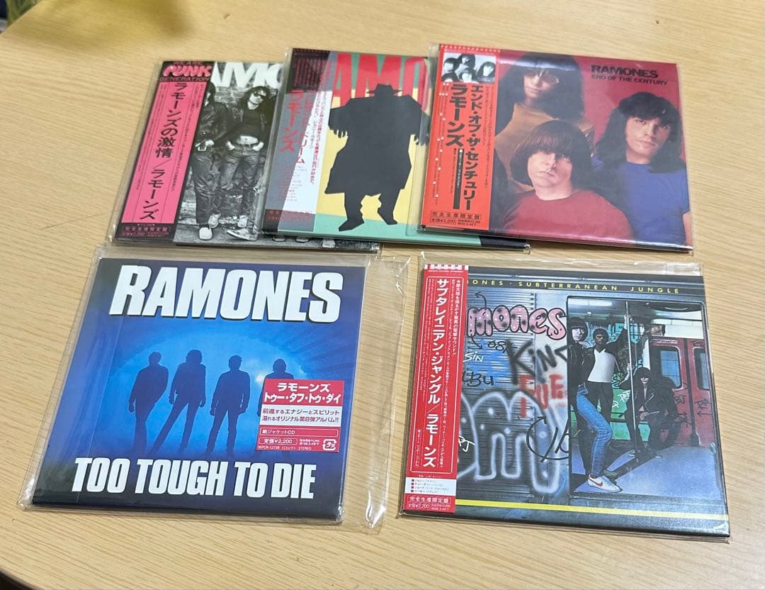 RAMONES ラモーンズ　紙ジャケット5枚セット