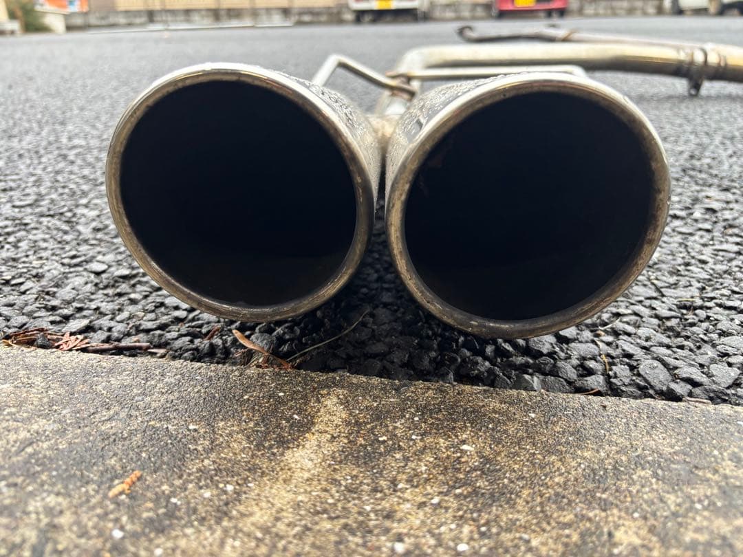 20クラウン 中間リアストレートマフラー 4