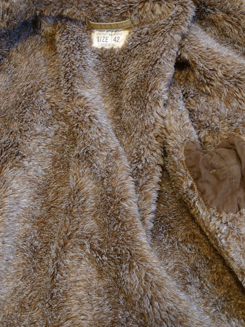 HOUSTON N-1 デッキジャケットオーバーダイ 42 胴回り調整済